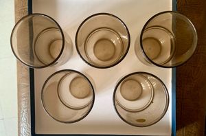 Set of Five Vintage Glasses