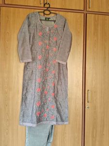 Beautiful Full Embroidery Kurta Set For Women
