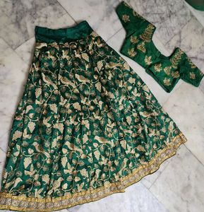 Green Lehenga Choli