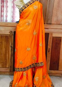 Beautiful Saree With Blouse ❤️