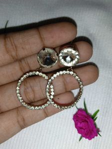 Sparkling Hoop Earrings