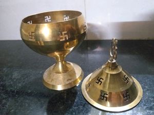 akhand diya for puja in brass,table divo