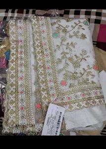 WHITE SAREE