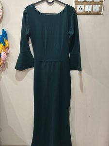 Elegant Green Maxi Dress