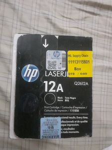 HP Printer Black Toner 12A