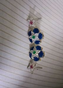 AD Flower Stud Earrings