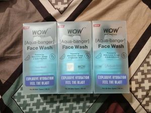 pack of 4 ,Aqua Banger face wash