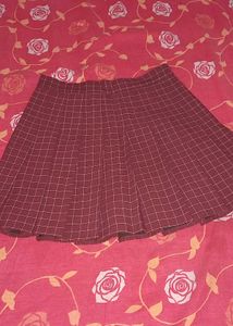 Checkered Mini Skirt