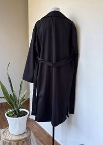 Black Trench Coat (OVERSIZED FIT)