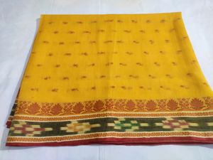 Yellow Tant Saree
