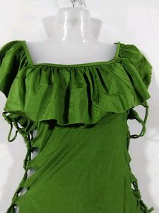 Green Swimsuit Bodysuit