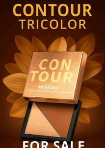 Maliao® Light Shade Tricolor Contour Powder