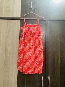 Red Print Sundress