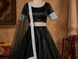 Elegant Black Lehenga Choli Set