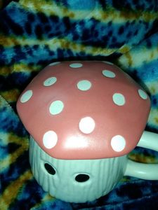 Mushroom Mug with Lid