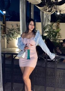 Striped Bodycon Mini Dress