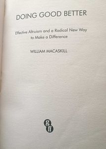 Doing Good Better  by William MacAskill