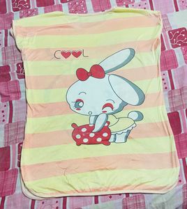Cute Bunny Print Top