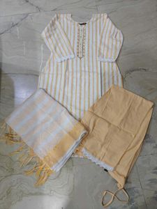 Striped Kurta Set