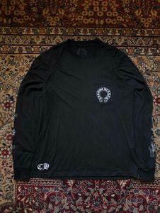 CHROME OF HEARTS BLACK FULL SLEEVES T-SHIRT