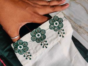 Floral Green Kurta