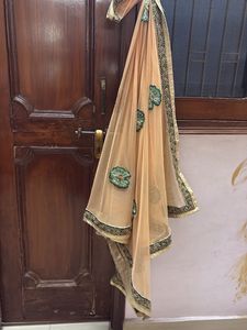Elegant Peach Dupatta