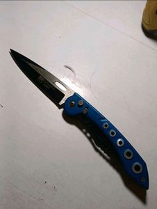 Blue Color Button Knife For Kitchen
