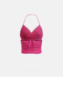 savana by urbanic Crisscross Halter Top