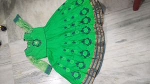 Green Embroidered Salwar Kameez
