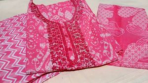 Pretty Printed Suit Material For Women 🎀🌸