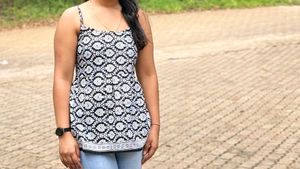 Printed Cami Top