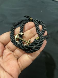 Black Anchor Bracelet