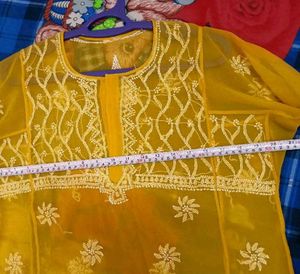 chikan kurti combo 😍🔥chikankari embroidery