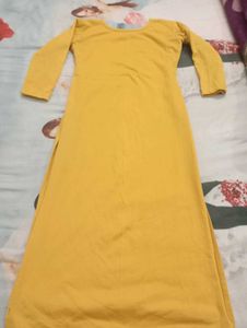 Elegant Yellow woolen kurta