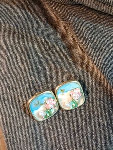 Floral Pearl Earrings