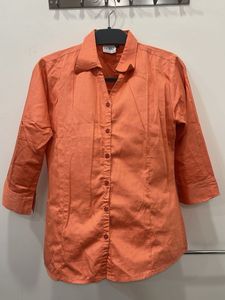Coral Collared Shirt Women
