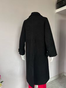 Black overcoat