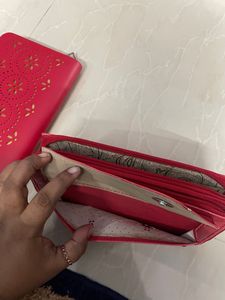 Combo Of Two Red Purse