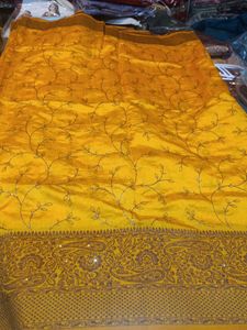 Elegant Yellow Saree