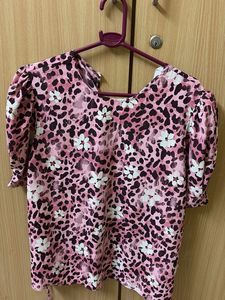 Pink Floral Top