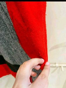 Color Block Mini winter Bodycon Dress