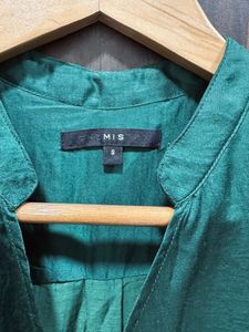 Bottle Green Sleeveless Top