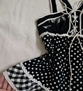 Y2K Vintage Gothic Princess Babydoll Top