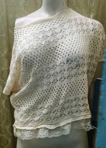 knitted lace top