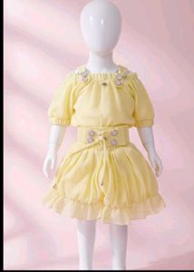 Yellow Two-Piece Set