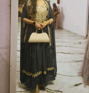 Elegant Ethnic Skirt Top Jacket