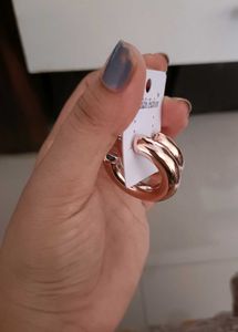 Rose Gold Hoops