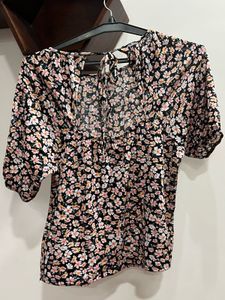 Only Brand Floral crop top