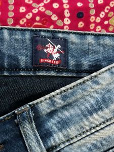 Acid Wash Denim Jeans