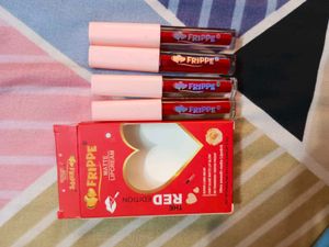 Pack Of 4 Frippe Matte Lipcream The Red Edition